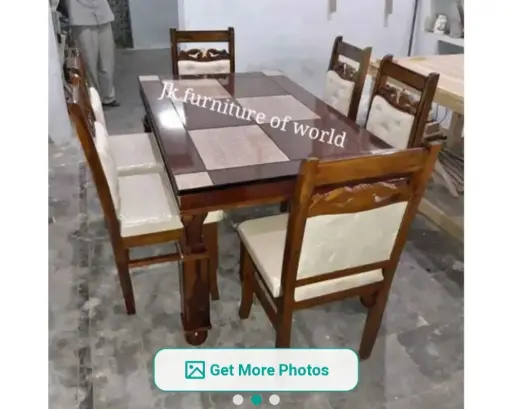 Butterfly Dining Tables with Glass 6 Seater chairs